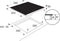 ETNA KIS159ZT - Inductiekookplaat - 4 kookzones - 3500 W