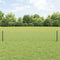 vidaXL - Hekpalen - 11 - stuks - U-vorm - Groen - 40 - cm - Staal