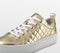PS Poelman Esquimo - Dames Sneakers - Quilted Leer - Goud (38)