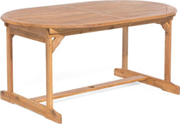 Beliani MAUI - Tuintafel - Lichte houtkleur - Acaciahout