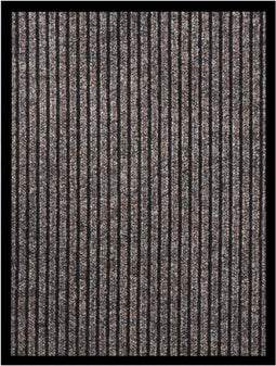 vidaXL - Deurmat - 40x60 - cm - gestreept - beige
