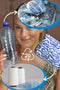 SooBluu - Sneldrogende handdoek XL reishanddoek strandlaken voor dames - Duurzaam gemaakt van gerecycled plastic rPET tot Microvezel Strandhanddoek - TURTLE - dun lichtgewicht en compact - 100x190