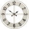 Wandklok Hudson industrieel metaal zwart wit 77 cm