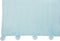 J-Line Plaid Pompom - fleece deken - polyester - hemelsblauw - 170 x 130 cm - woonaccessoires