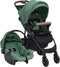 vidaXL - Kinderwagen - 3-in-1 - staal - antracietkleurig