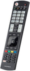 Hama ROC1128LG - Universele afstandsbediening voor LG TV - SIMPLE-modus - Zwart