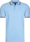Mario Russo Polo Edward - Polo Shirt Heren - 100% Katoen - Lichtblauw