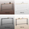 SoBuy FSB19-SCH - Consoletafel - Zwart Marmerlook 120x20x65cm - Smal Design Hout/Metaal