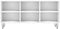 vidaXL - Tv-meubel - 103,5x30x50 - cm - bewerkt - hout - wit