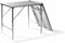 Stainless steel working table foldable