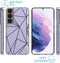 iMoshion Hoesje Geschikt voor Samsung Galaxy S22 Hoesje Siliconen - iMoshion Design hoesje - Transparant / Graphic Cube
