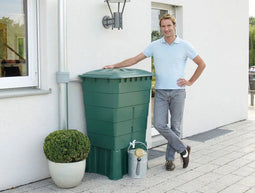 Garantia PQ300 - Regenton rechthoekig 300L - Met deksel en kraan - (1 stuk)