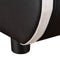 Juskys Sevilla - Gestoffeerd bed - 140 x 200 cm - LED Verlichting - Zwart