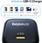 Baseus PicoGo GaN - USB-C Snellader 45W - Fast Charging - Zwart