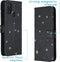 iMoshion Hoesje Geschikt voor Samsung Galaxy A21s Hoesje Met Pasjeshouder - iMoshion Design Softcase Bookcase - Goud / Zwart / Stars Gold