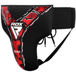 RDX Aura F17 - Kruisbeschermer - Lichtgewicht - Zwart met Rood - XL