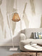 GOOD&MOJO Vloerlamp Merapi - Bamboe Zwart - 57x30x150cm - Modern - Staande lampen voor Woonkamer - Slaapkamer