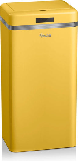 Swan Sensor Prullenbak – 45 Liter Inhoud – Tot 15 cm Afstand – Geel
