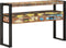 vidaXL - Einde - Tafels - Multikleur - 120x33x75 - cm - Massief - Gerecycled - Hout - en - Metaal