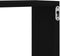 vidaXL - Wandplanken - Set - van - 2 - Zwart - Eiken - 50x15x85 - cm - Houtvezel