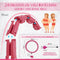 Fitness Hoelahoep - Hoepel Fitness - Gewicht Hoelahoop - Hula Hoop Fitness - Hula Hoop Gewicht - Weighted Hula Hoop - Roze