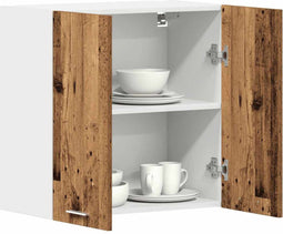 vidaXL - Keukenwandkast - 60x31x60 - cm - spaanplaat - oud - hout