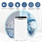 Coast Mini Wasmachine - Volautomatische Bovenlader 4,5 kg - 10 Programma’s - Grijs
