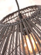 GOOD&MOJO Hanglamp Zanzibar - Rotan Zwart - Ø40x30cm - Modern - Hanglampen Eetkamer, Slaapkamer, Woonkamer