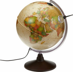 Wereldbol met Licht Nova Rico Marco Polo Plastic Multicolour Ø 30 cm