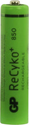 GP ReCyko+ - Oplaadbare AAA batterijen 850mAh - Laag zelfontlading - (4 stuks)