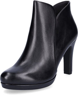 TAMARIS Essentials - Enkellaarsjes - Blokhak 9,5 cm - Zwart (40)