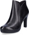 TAMARIS Essentials - Enkellaarsjes - Blokhak 9,5 cm - Zwart (40)