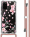 iMoshion Hoesje Geschikt voor Samsung Galaxy S20 Plus Hoesje Met Koord - iMoshion Design Hoesje met Koord - Roze / Transparant / Blossom Watercolor