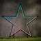 Luca Lighting Tuinsteker Neon Star 73cm 160 LED RGB - Zwart