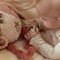 Little Dutch Safari Friends - Activiteitenknuffel - Zachte stofjes en spiegeltje - Roze