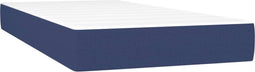 vidaXL - Pocketveringmatras - 80x200x20 - cm - stof - blauw