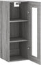 vidaXL - Hangkast - 34,5x34x90 - cm - grijs - sonoma - eikenkleurig