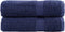 vidaXL - Handdoeken - SOLUND - 2 - st - 600 - g/m² - 50x100 - cm - marineblauw
