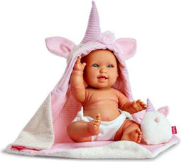 Babypop met Accessoires Berjuan Eenhoorn (38 cm)