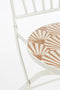 Mica Decorations Odile Bistrostoel - L40 x B52 x H89 cm - Metaal - Bruin, Wit