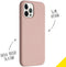 Accezz Liquid Silicone Backcover - iPhone 12 Pro Max - Schokabsorberend - Roze
