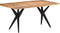 vidaXL - Eettafel - 160x80x76 - cm - massief - acaciahout