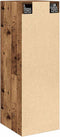 vidaXL - Tv-meubelen - 2 - st - 30,5x30x90 - cm - bewerkt - hout - oud - houtkleurig