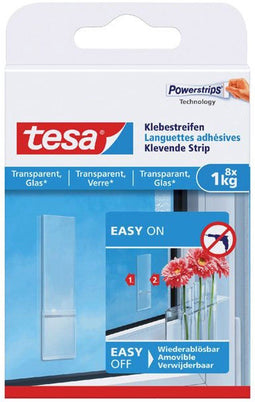 Dubbelzijdige powerstrip tesa transparant 1kg | 15 stuks