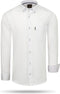 Cappuccino Italia - Heren Overhemd - Borstzakje - Wit - XXL