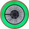 Brilliant Slimline - Plafondventilator - Met verlichting - LED 40W - 3000K-6500K - Dimbaar - Zwart met houtstructuur rand - Zeer stil