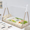 Gewatteerd beddengoed met ritssluiting HappyFriday Mr Fox Wild Multicolour 105 x 200 cm