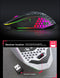 HXSJ Draadloze Gaming Muis - RGB Verlichting - Ultra licht - Licht zwart