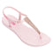 Ipanema Charm Kids sandaal - Teenslipper - T-vormige band met drukknoopjes - light pink (maat 33/34)