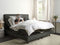 Verstelbaar bed Stof DUKE II 160 x 200 cm Donkergrijs